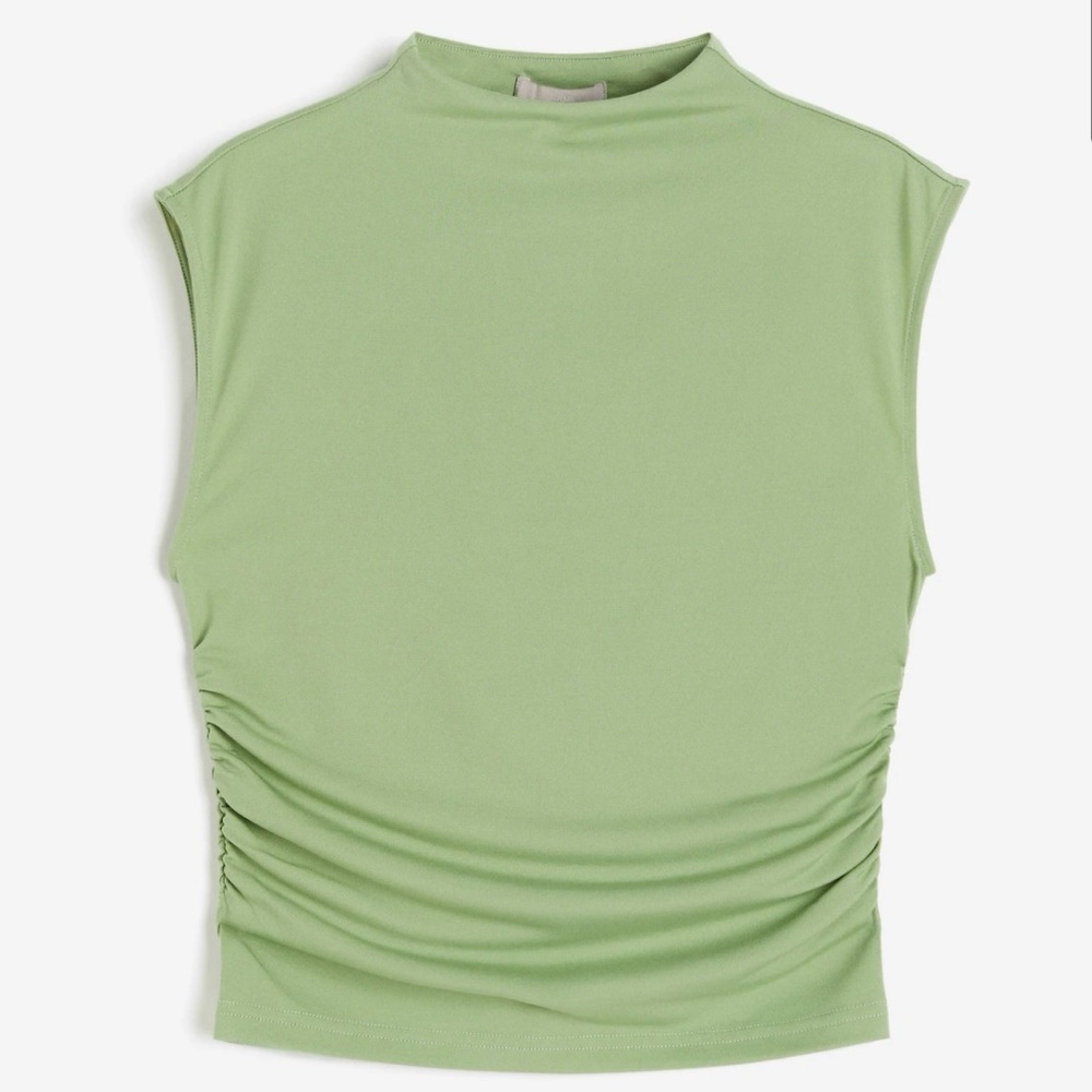 H&M Mock Turtleneck Crop Top